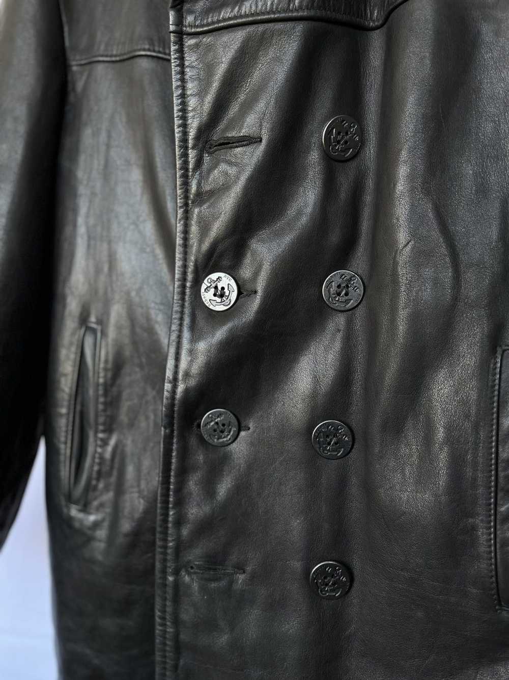 Leather Jacket × Schott Schott U.S. 740N Pea Jack… - image 7
