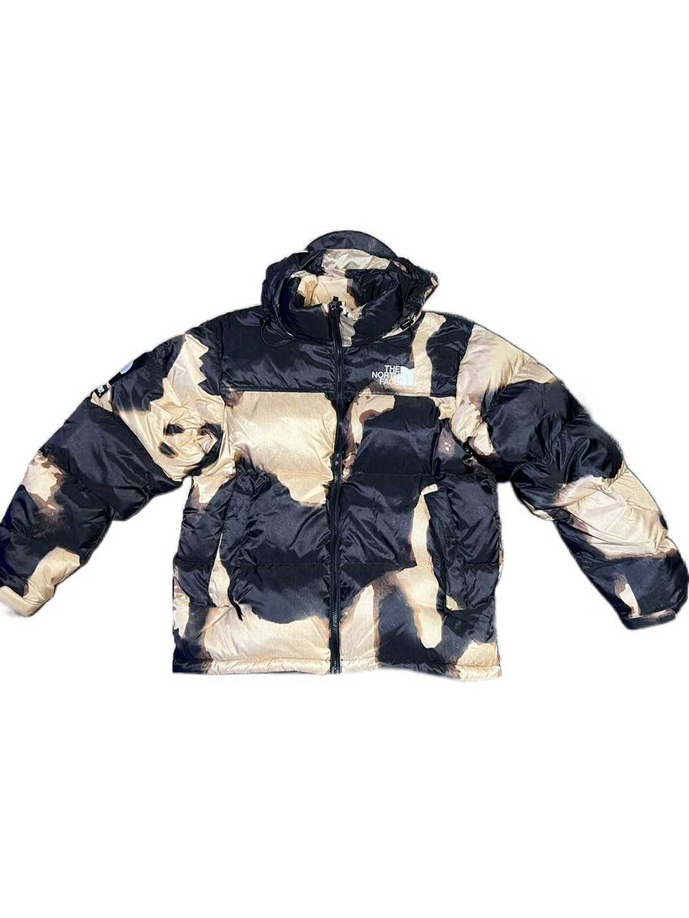 Supreme × The North Face Bleached Denim Puffer Ja… - image 1