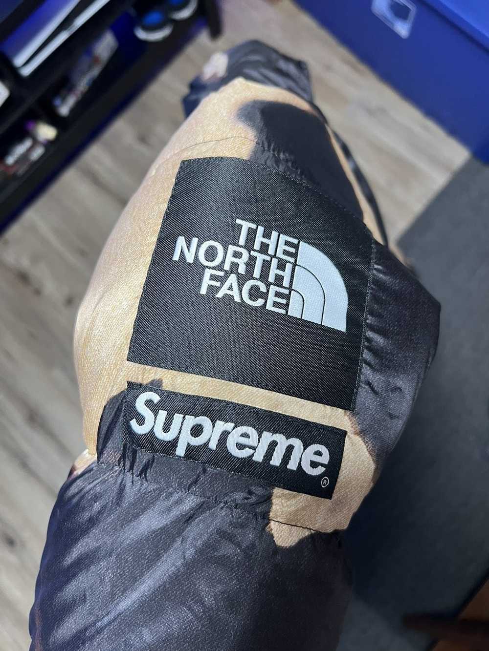 Supreme × The North Face Bleached Denim Puffer Ja… - image 3