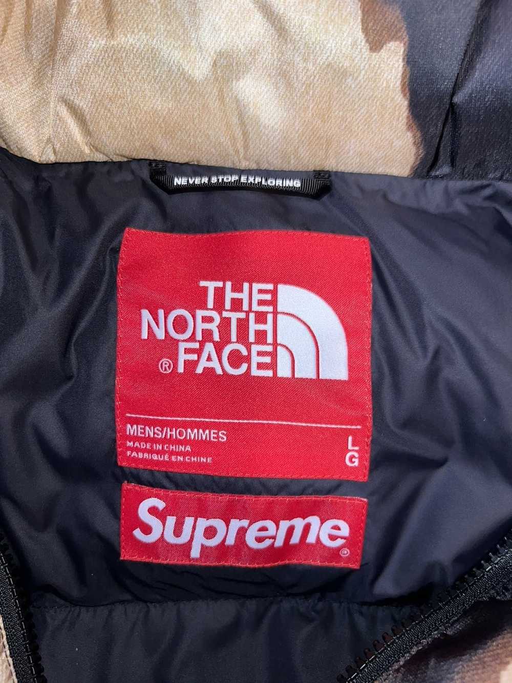 Supreme × The North Face Bleached Denim Puffer Ja… - image 4