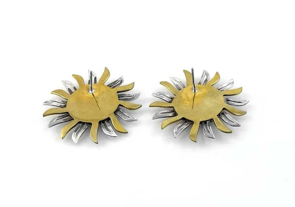 CHEERY Vintage 1960s 70s Handmade Mixed Metals St… - image 2