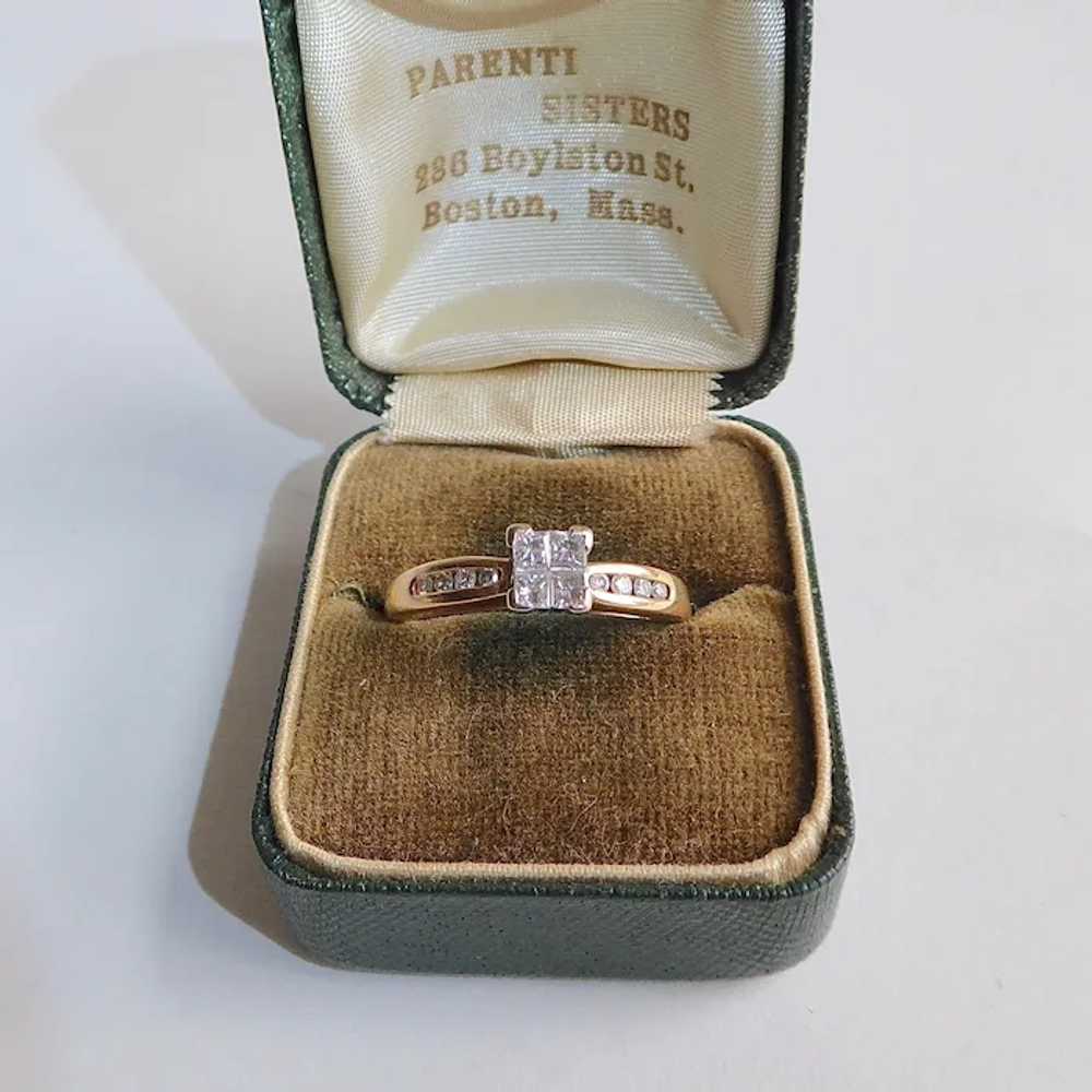 14k Diamond Engagement Ring - image 10