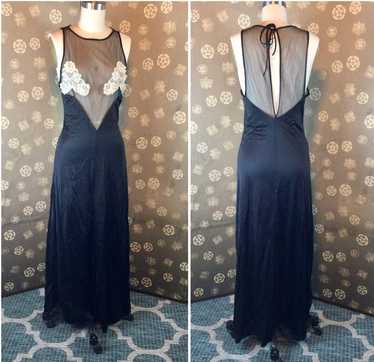 1970s Sheer Bodice Nightgown - image 1