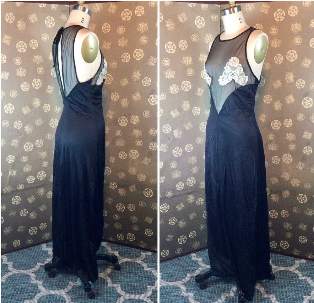 1970s Sheer Bodice Nightgown - image 2