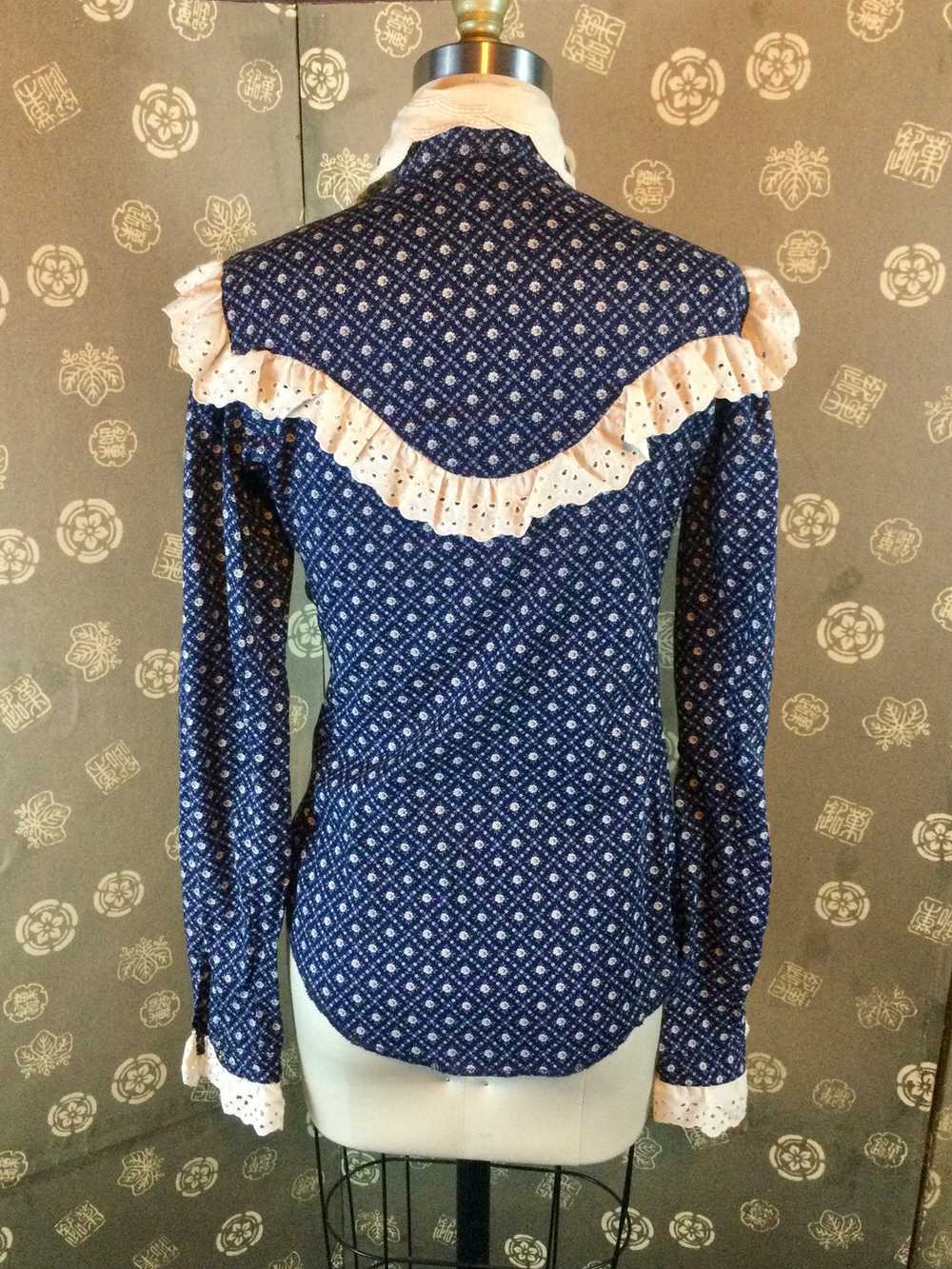 1980s Miss Rodeo America Blouse - image 7