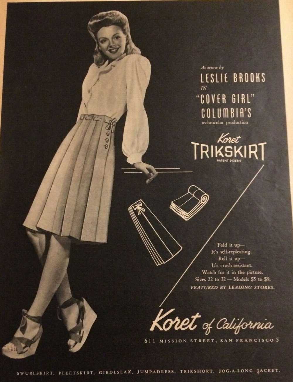 1940s Koret "Trikskirt" - image 3
