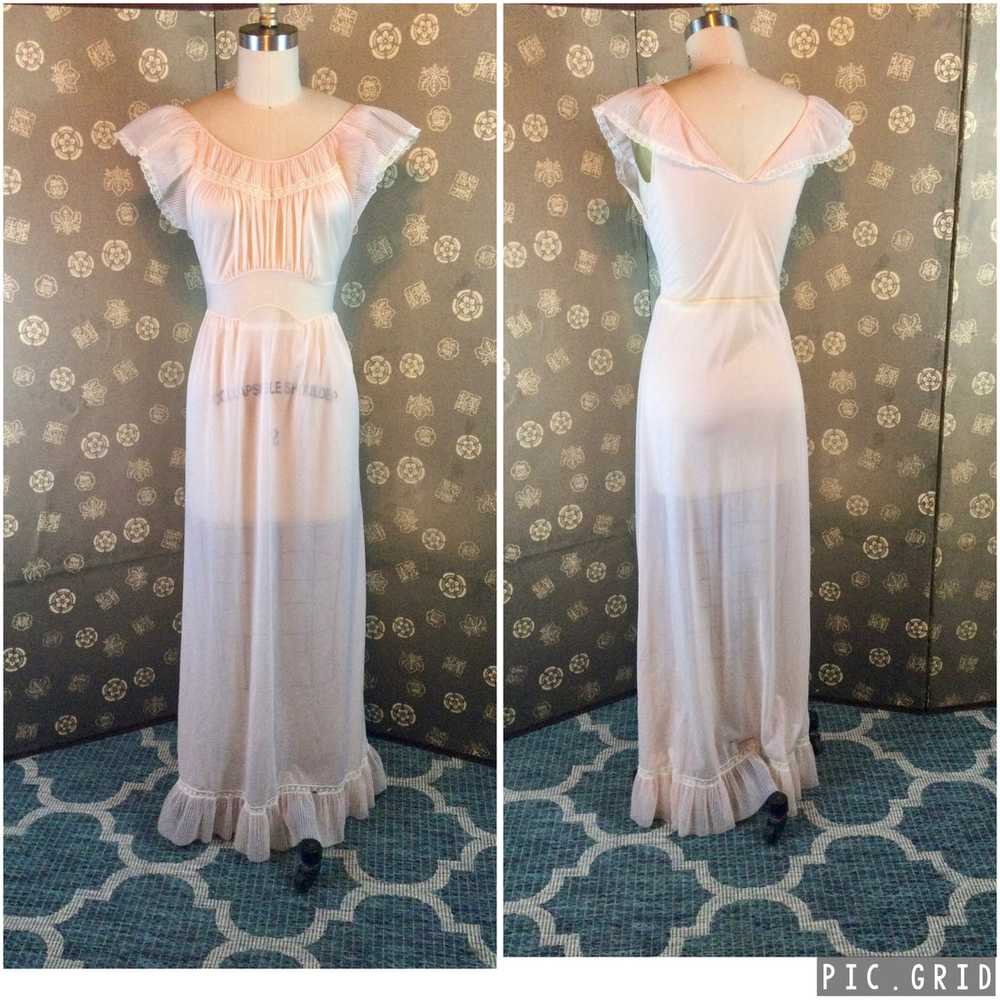 1950s Blush Nightgown by Kayser - image 2
