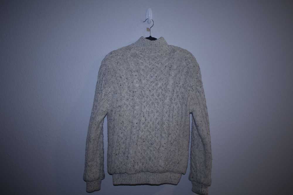 Vintage Vintage Wool Herringbone Sweater Jacket - image 2