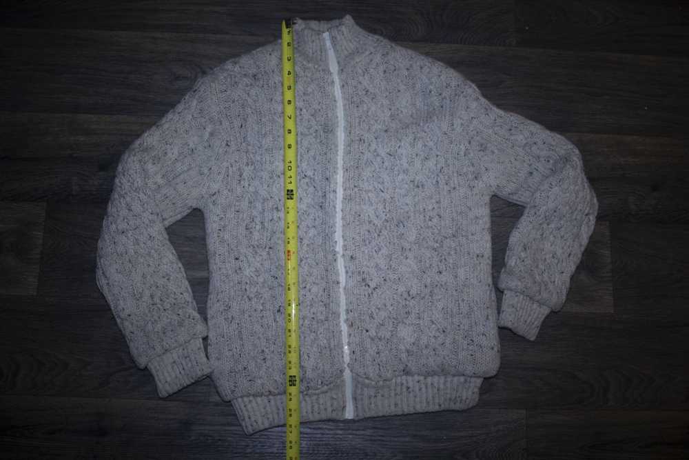 Vintage Vintage Wool Herringbone Sweater Jacket - image 5