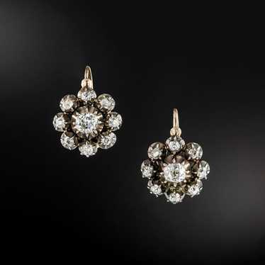 Victorian cluster earrings - Gem