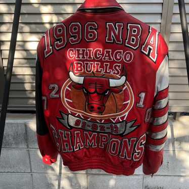 Vintage 1998 Jeff Hamilton Chicago Bulls Repeat 3Peat NBA Champs Varsity  Jacket, Reset Vintage Shirts, BUY • SELL • TRADE