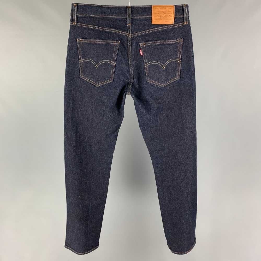 Levi's 514 Blue Indigo Cotton Blend Regular Jeans - image 2
