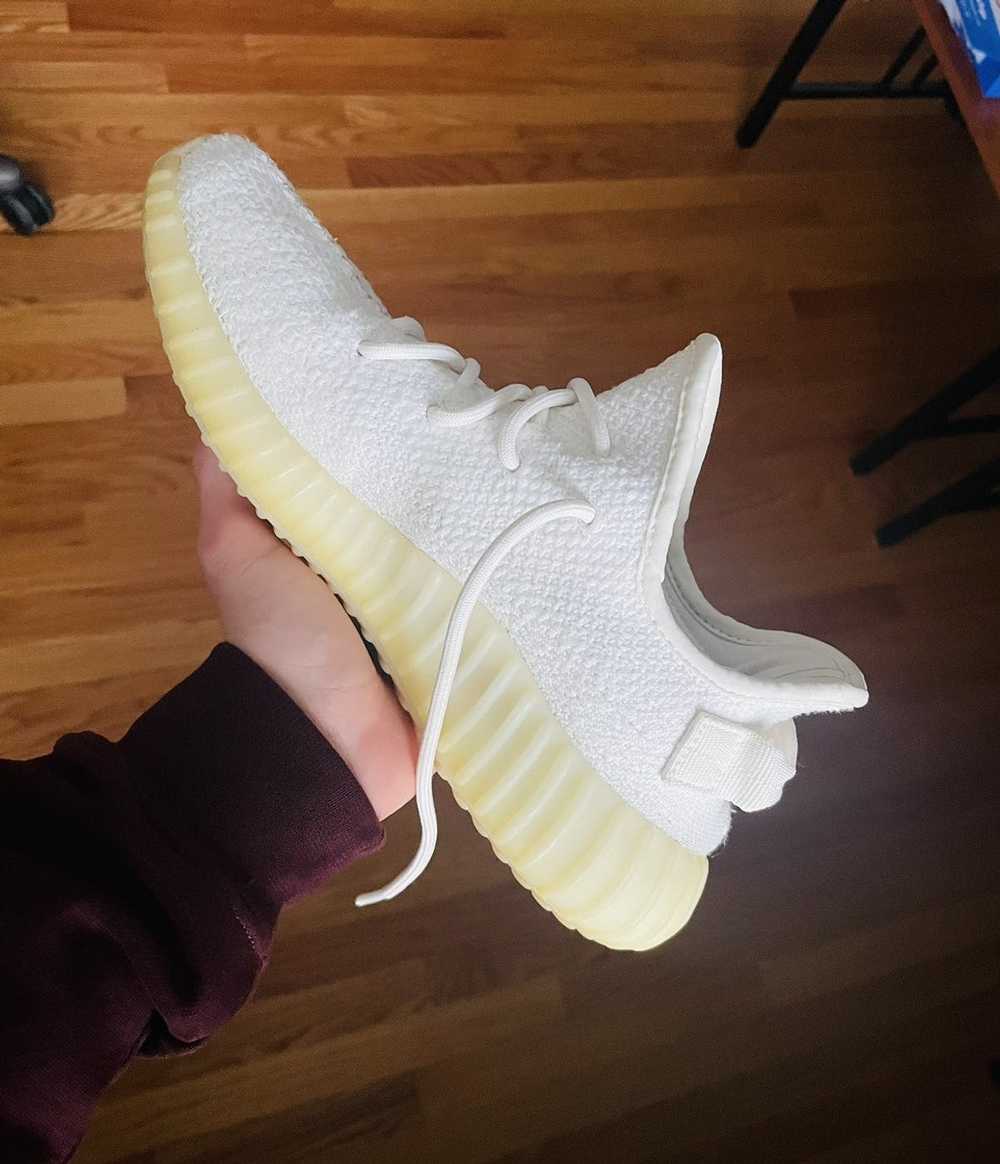 Adidas 8.5 - Yeezy Boost 350 V2 Triple White Mens - image 3