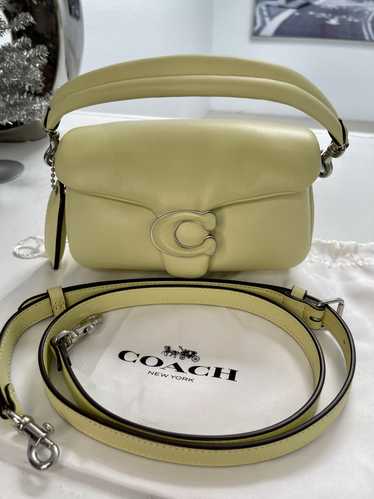 Coach Pillow Tabby Shoulder Bag 18 Pale Lime in Nappa/Smooth Leather with  Brass-tone - US