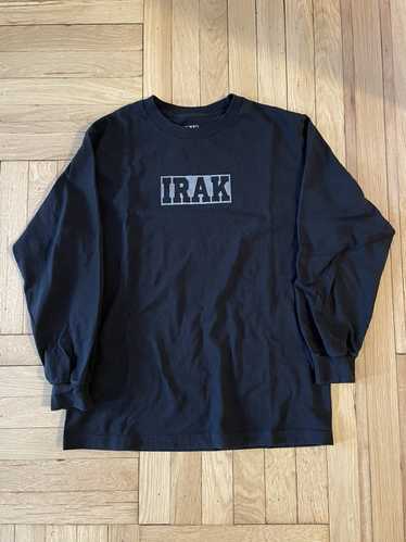 3m × IRAK Irak logo 3m long sleeve tee medium blac