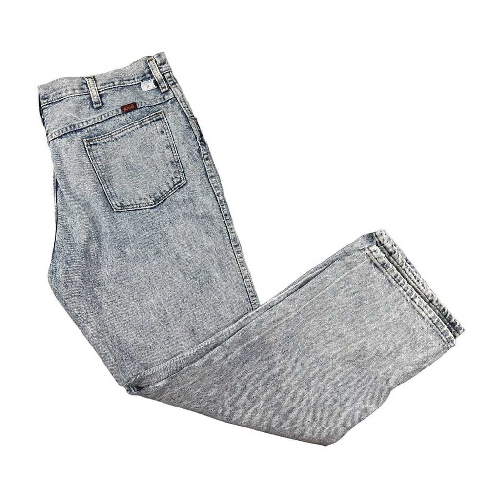 Rustler Vintage Rustler Jeans Blue Denim Stone Ac… - image 11