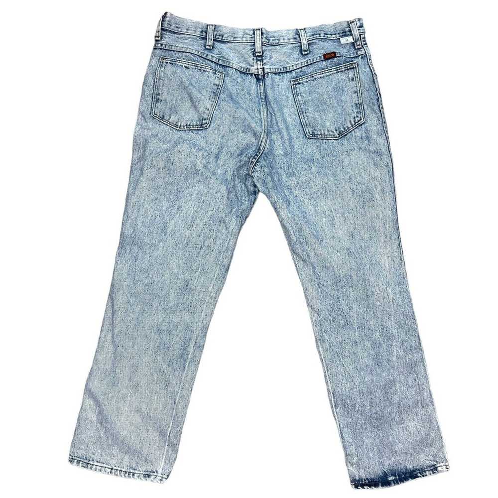 Rustler Vintage Rustler Jeans Blue Denim Stone Ac… - image 2