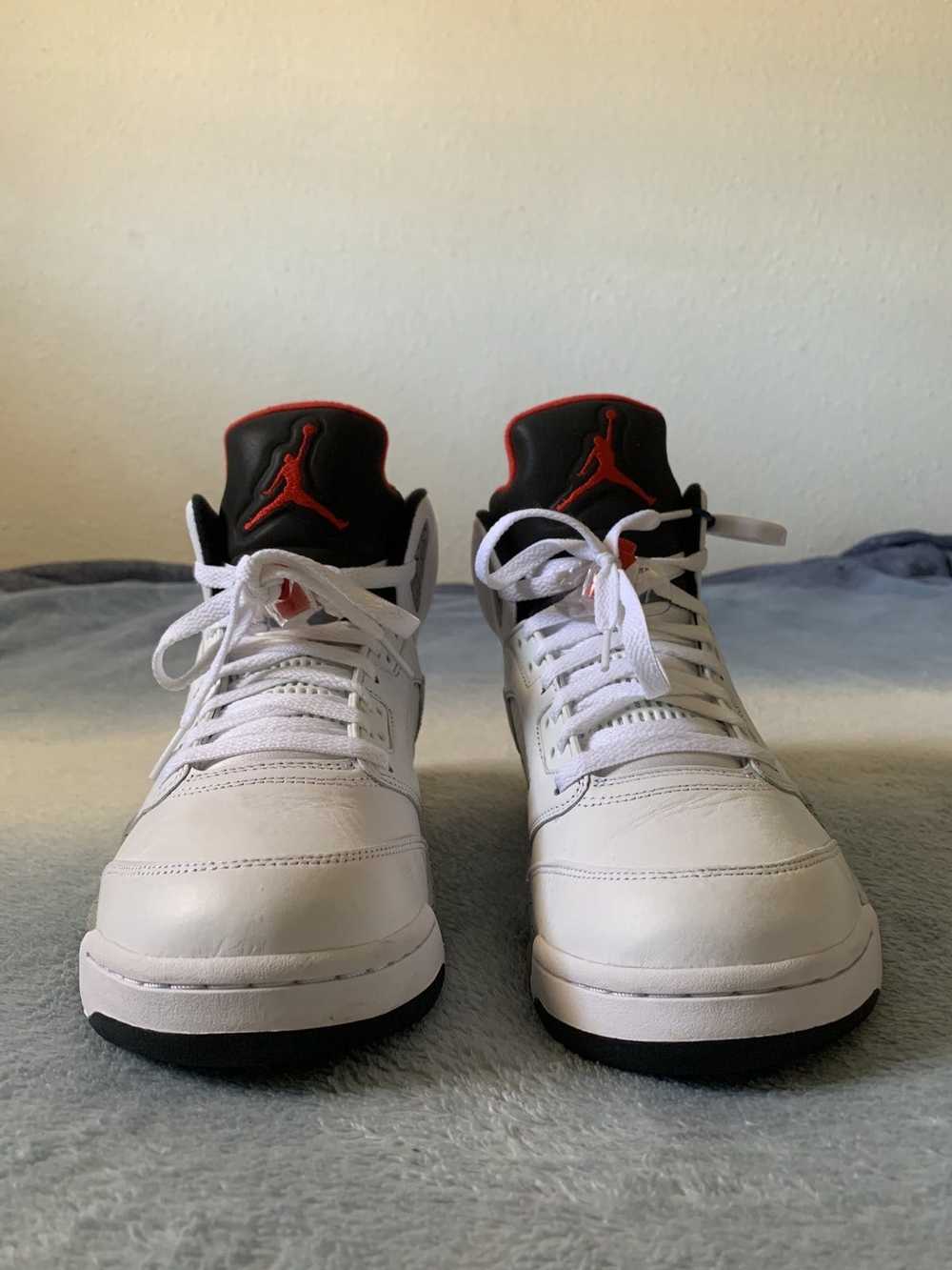 Jordan Brand × Nike Jordan Retro 5 white cement - image 3