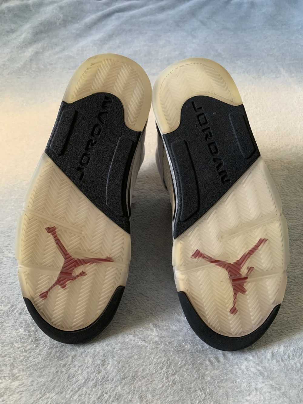Jordan Brand × Nike Jordan Retro 5 white cement - image 5