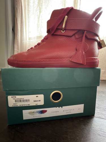 Buscemi 100mm Guts Red Shoes US Size 7 EU 40 Gem