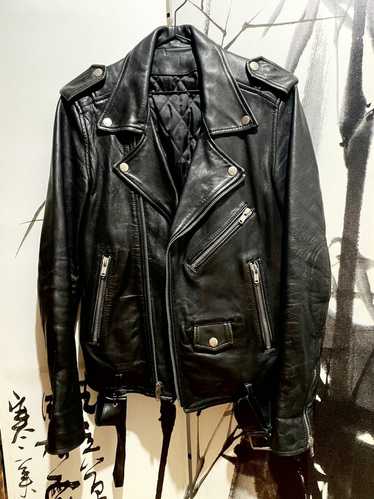 Blk Dnm × Leather Jacket Black Leather Jacket 5