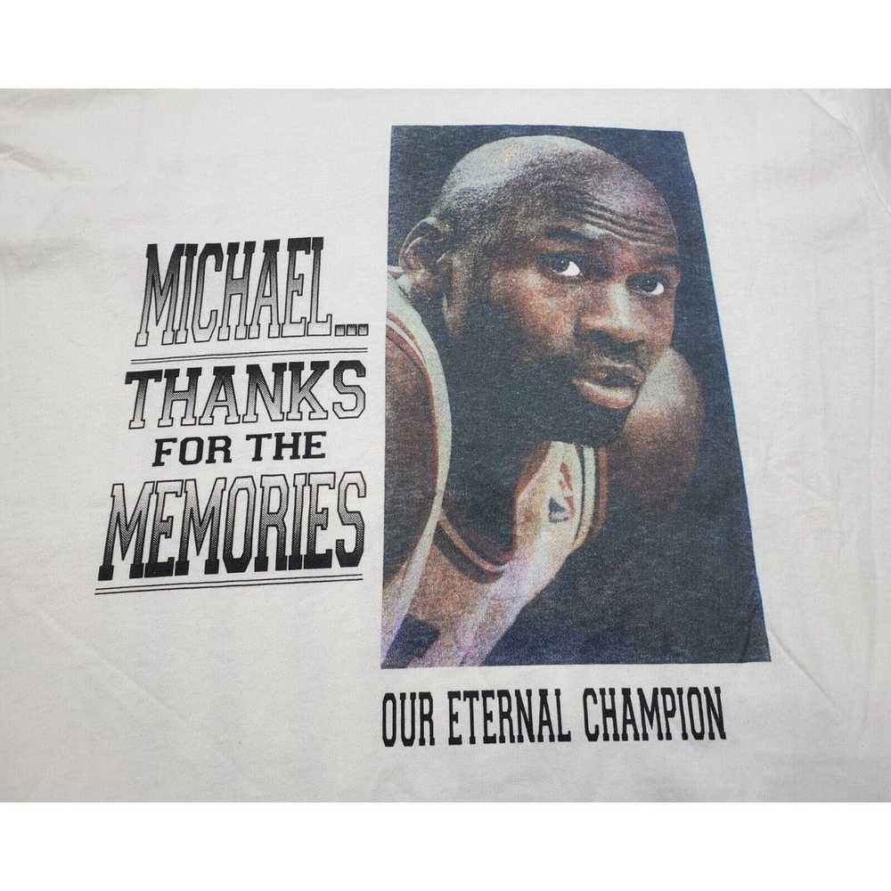 Vintage Vintage Michael Jordan XL 1993 Retirement… - image 3