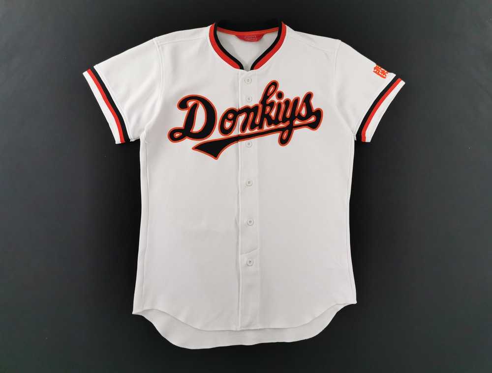 Vintage Vtg 90' Rawlings Japan Baseball Shirt Mad… - image 3