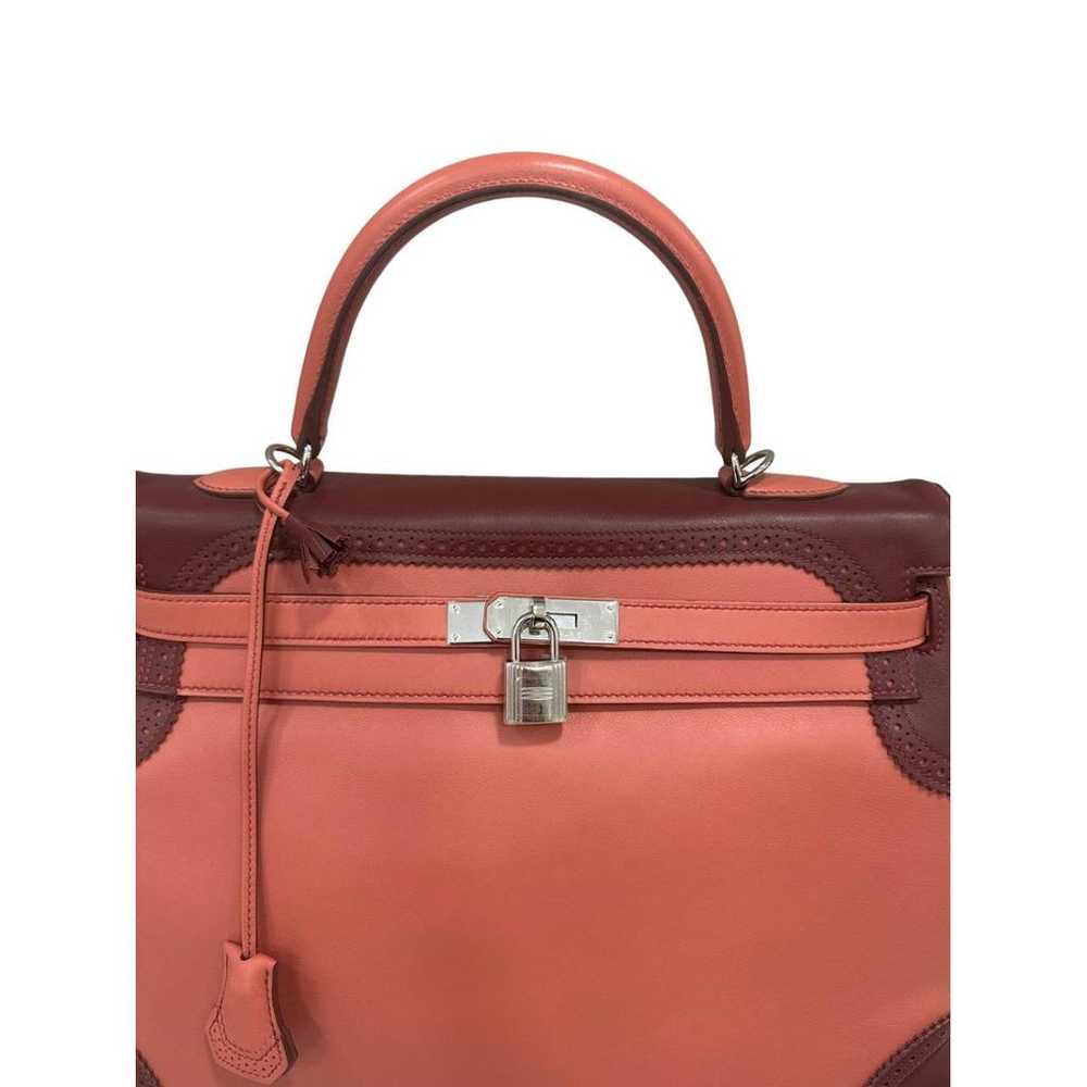 Hermès Kelly 35 leather handbag - image 8