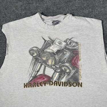 Harley Davidson × Vintage vintage grey harley dav… - image 1