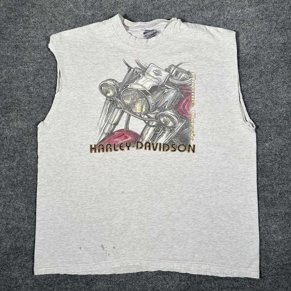 Harley Davidson × Vintage vintage grey harley dav… - image 2