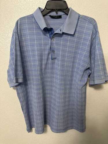 Bobby Jones Bobby Jones Blue plaid polo shirt Size