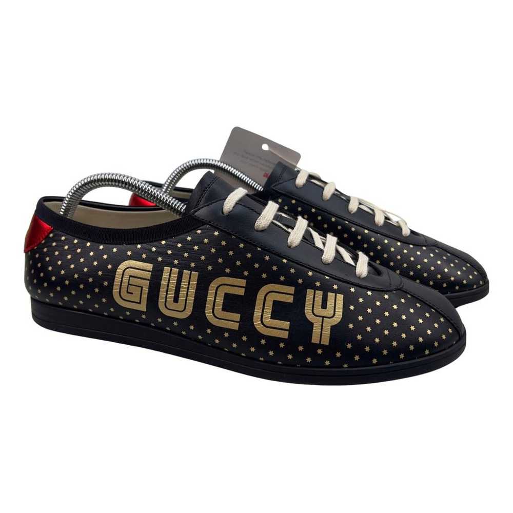 Gucci Falacer leather low trainers - image 1