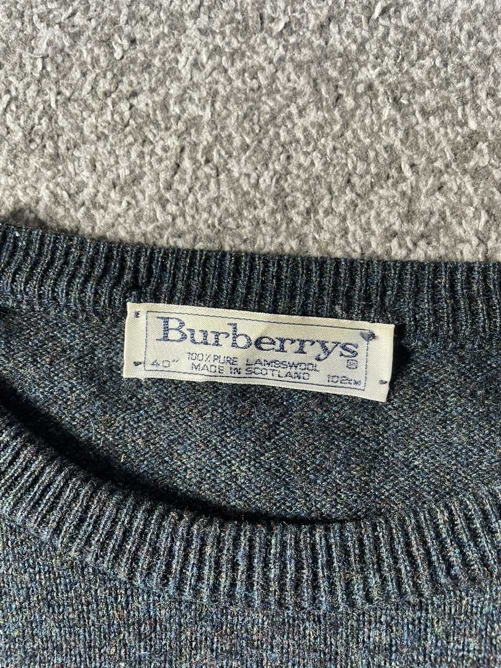 Burberry × Vintage Burberry Vintage Sweater 80s - image 3