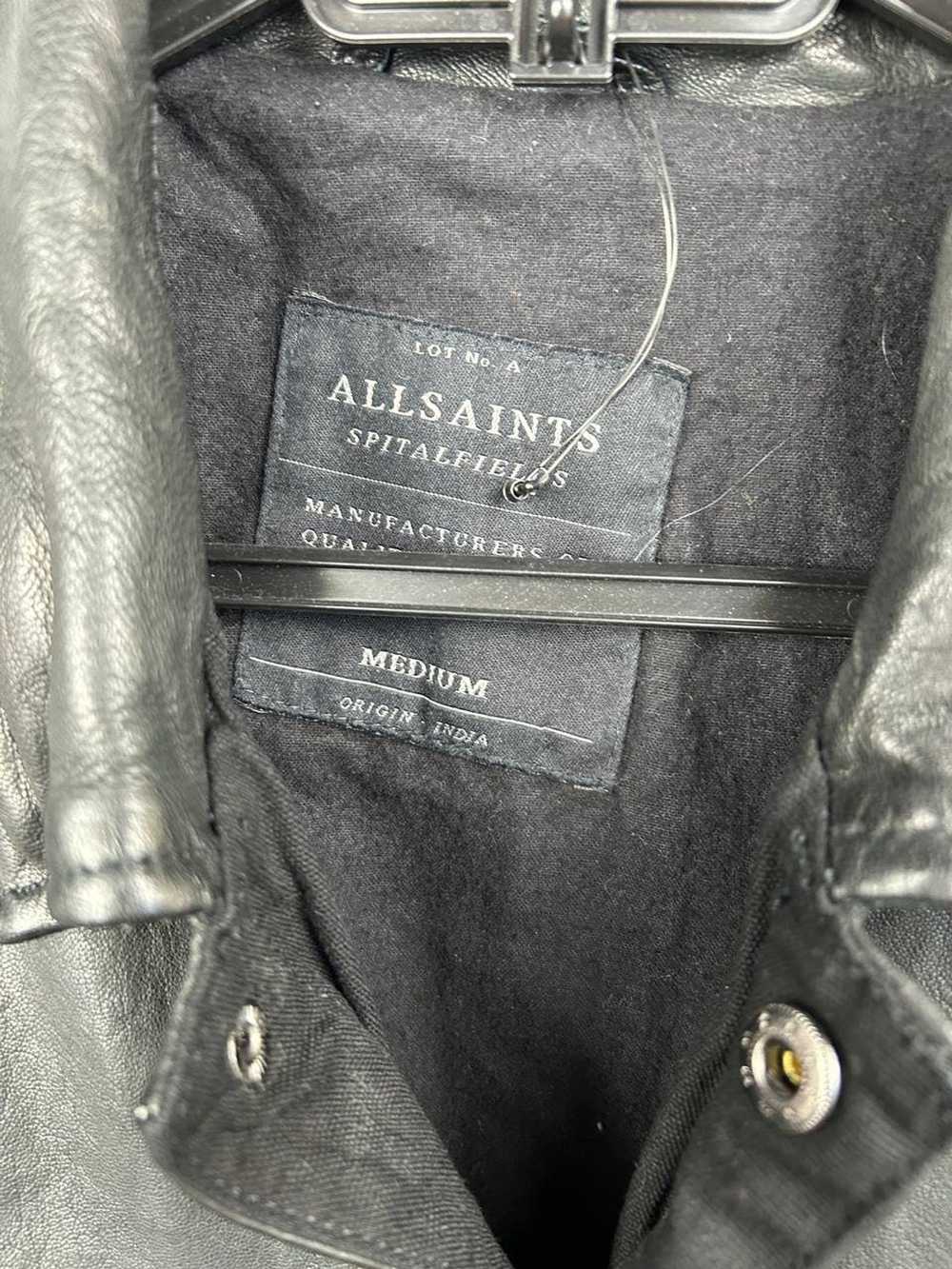 Allsaints Allsaints Spitalfields Leather Jacket - image 2