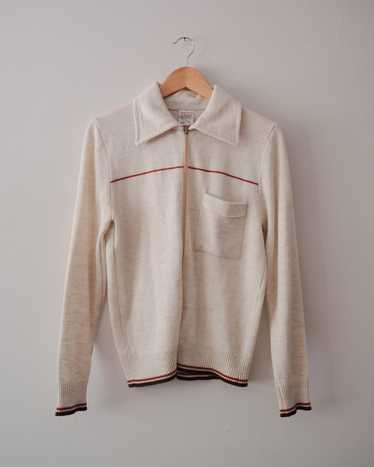 Vintage 60's St. Michael Zip Sweater - image 1