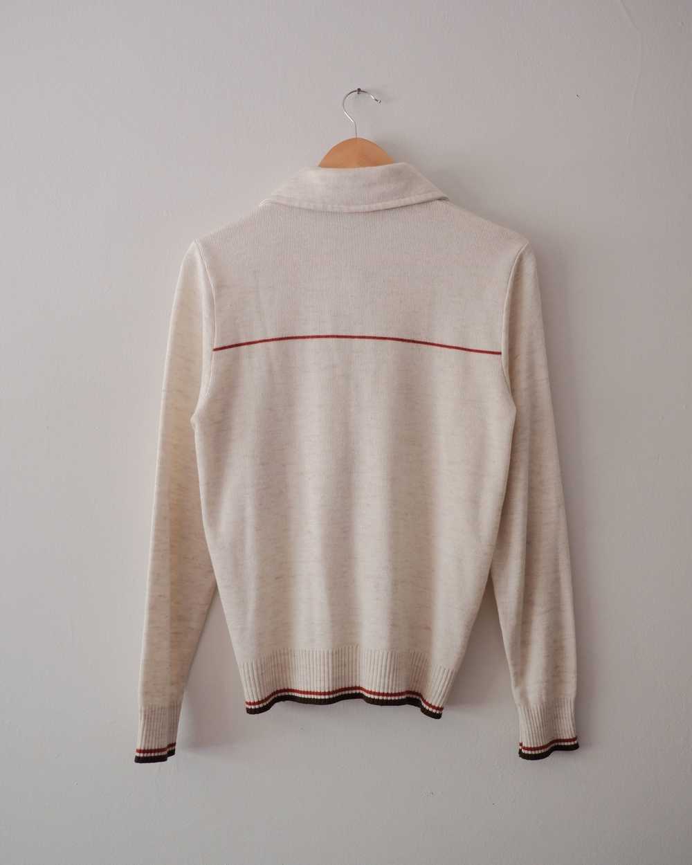 Vintage 60's St. Michael Zip Sweater - image 2