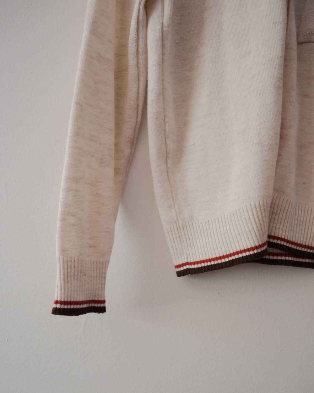 Vintage 60's St. Michael Zip Sweater - image 3