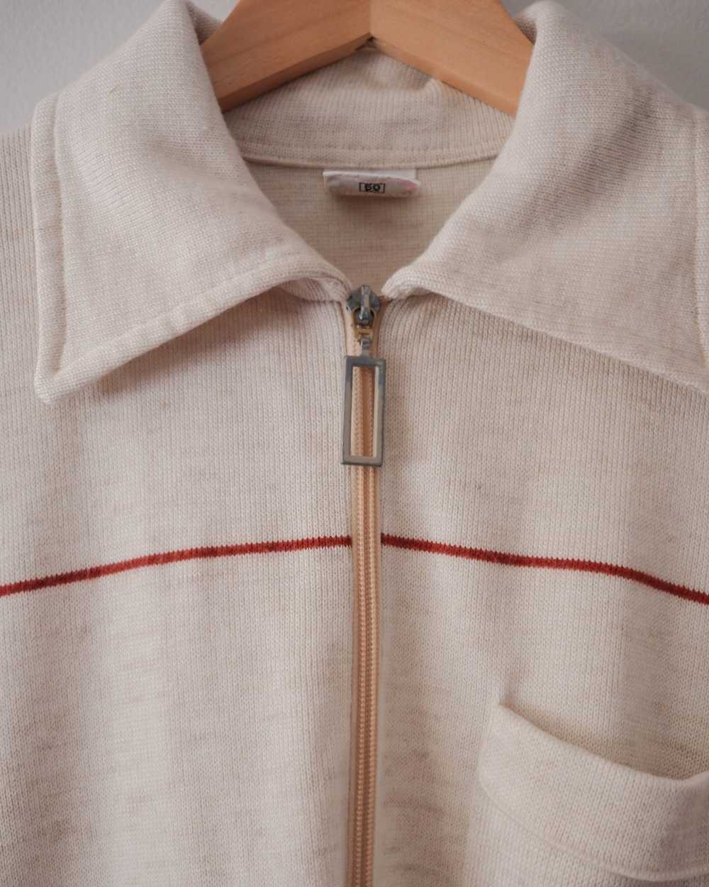 Vintage 60's St. Michael Zip Sweater - image 5