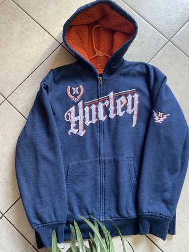 Hurley × Streetwear × Vintage 1999 Hurley Blue/Ora