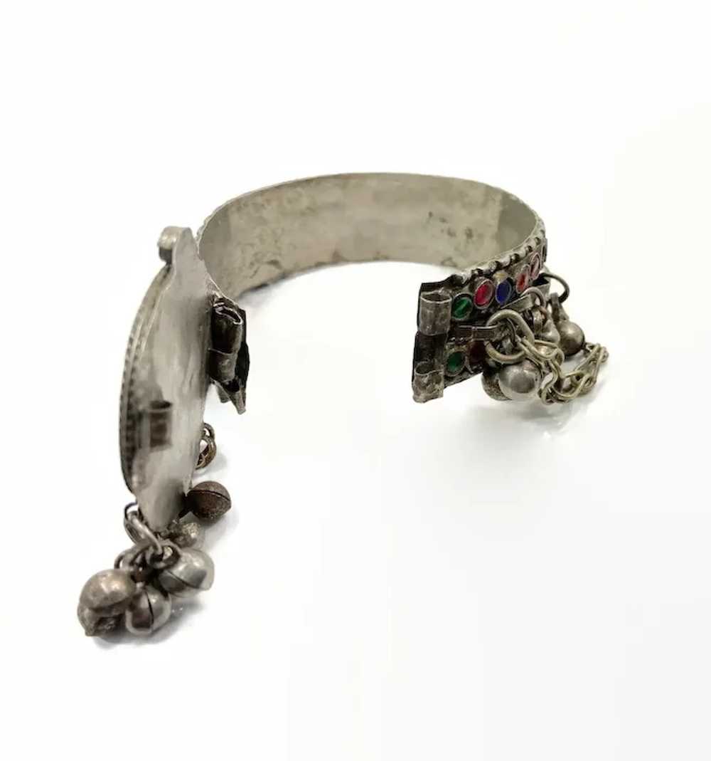 Afghan Bracelet, Vintage Bracelet, Old, Jeweled, … - image 5
