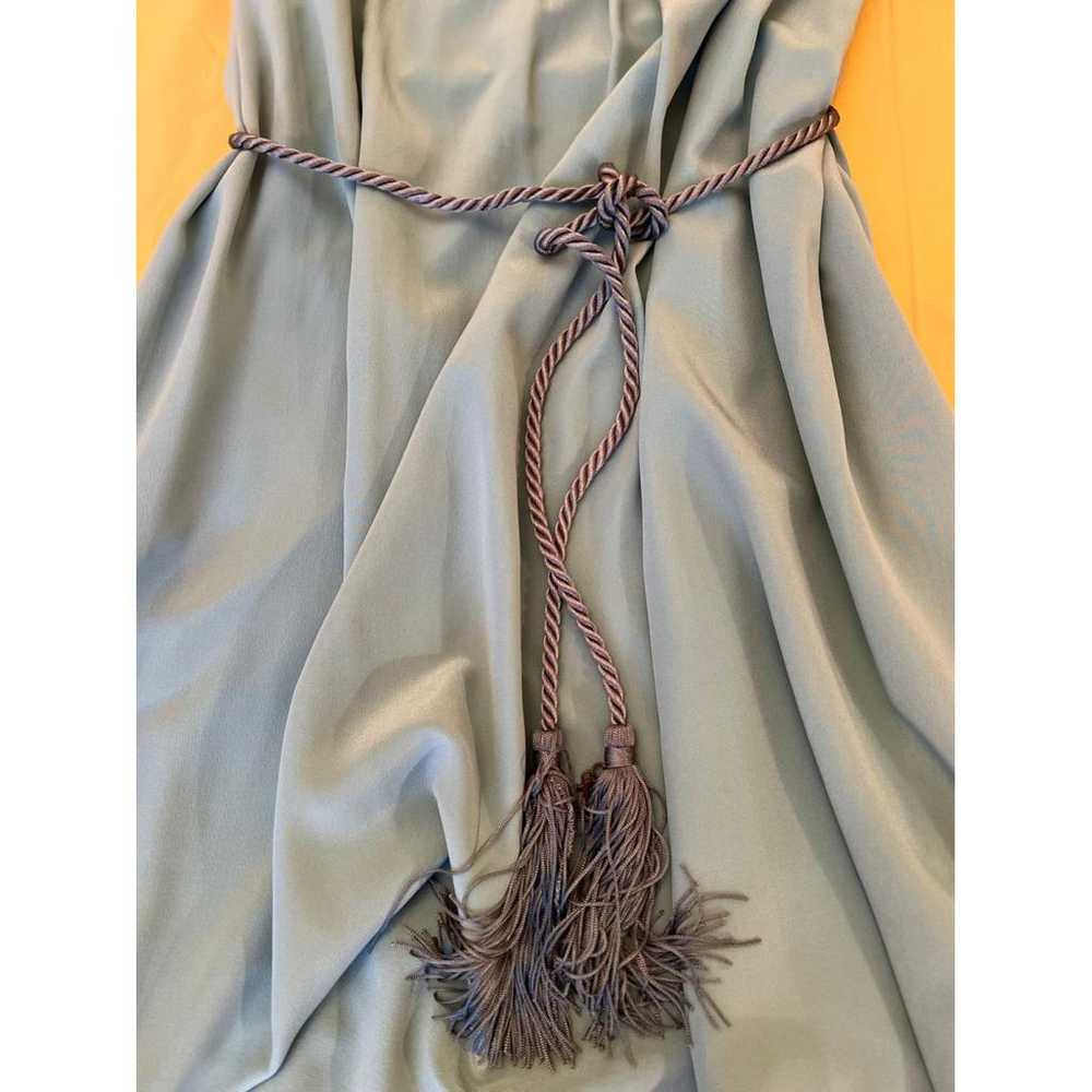 Galliano Silk mid-length dress - image 4