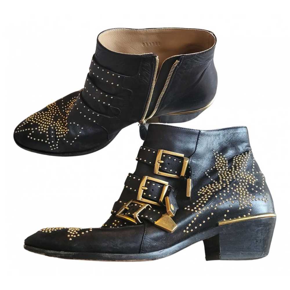 Chloé Leather biker boots - image 1