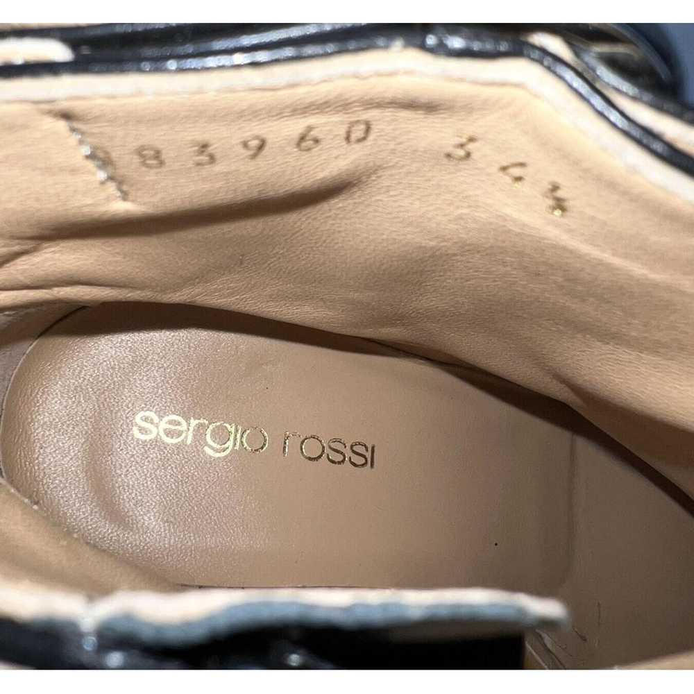 Sergio Rossi Leather biker boots - image 10
