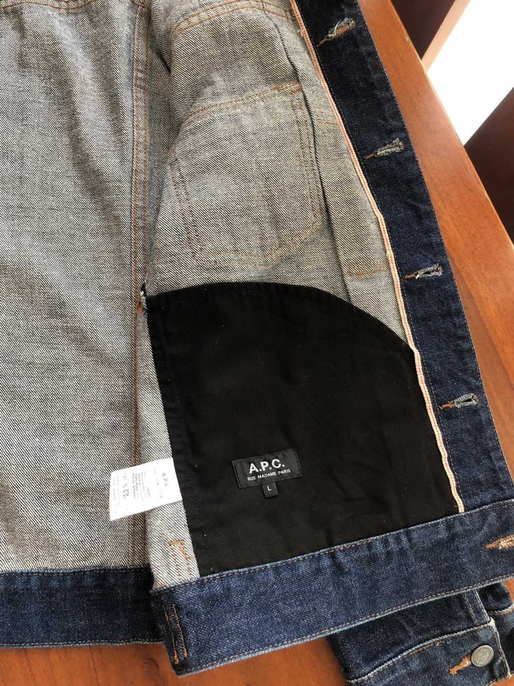 A.P.C. × Streetwear A. P. C. Selvedge Jacket Jeans - image 4