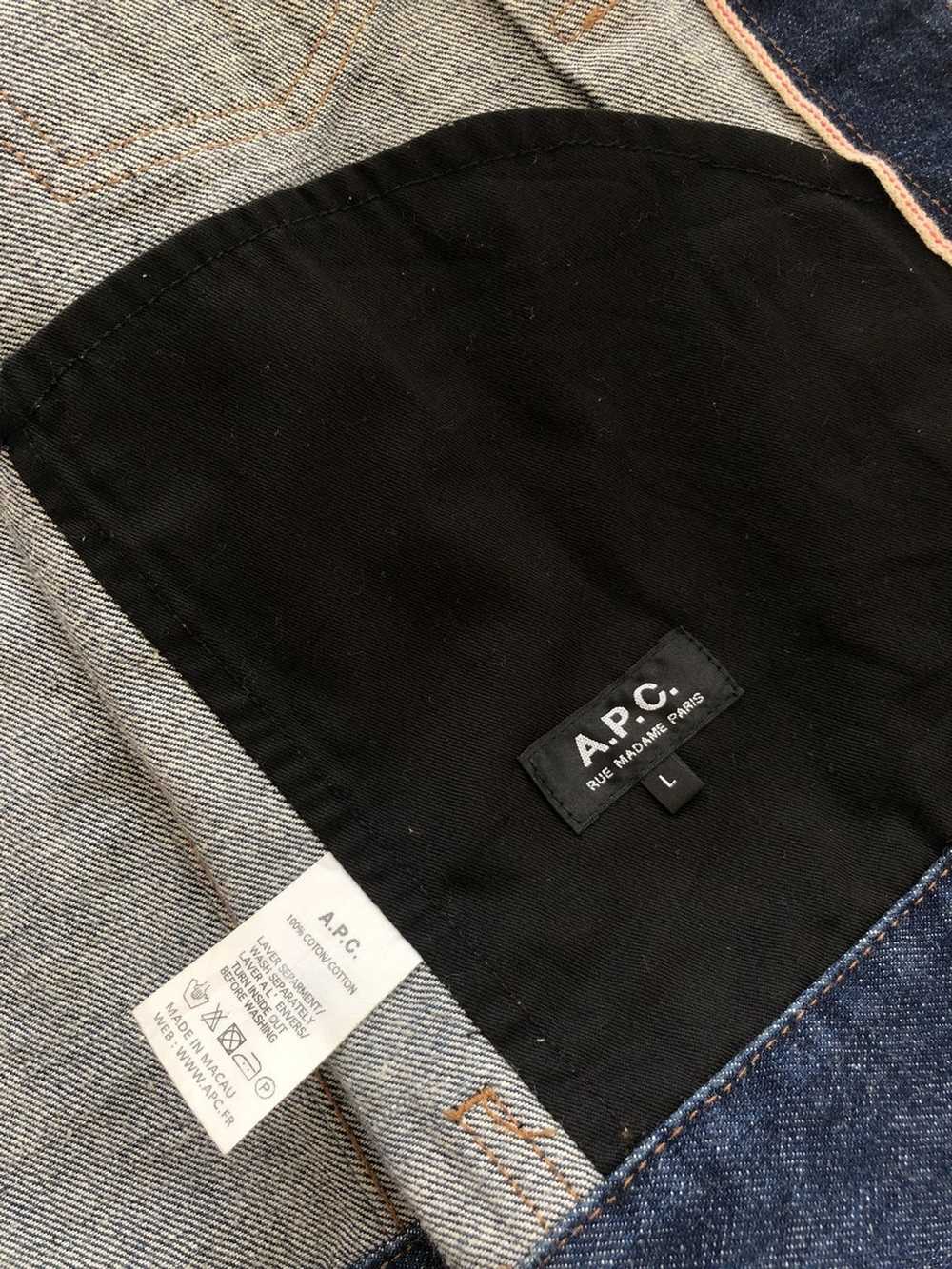 A.P.C. × Streetwear A. P. C. Selvedge Jacket Jeans - image 5
