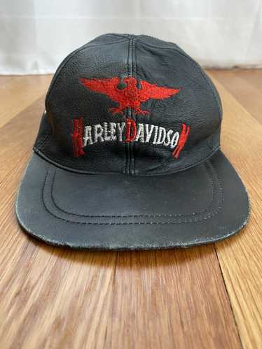 Harley Davidson × Trucker Hat × Vintage VTG 80s 90