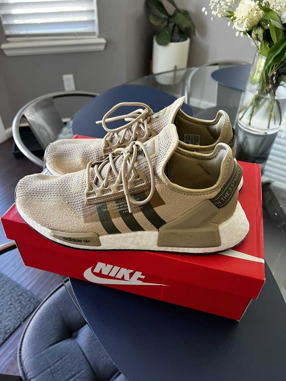 Adidas Adidas 2021 NMD_R1 V2 'Beige Tone Focus Olive' - Gem