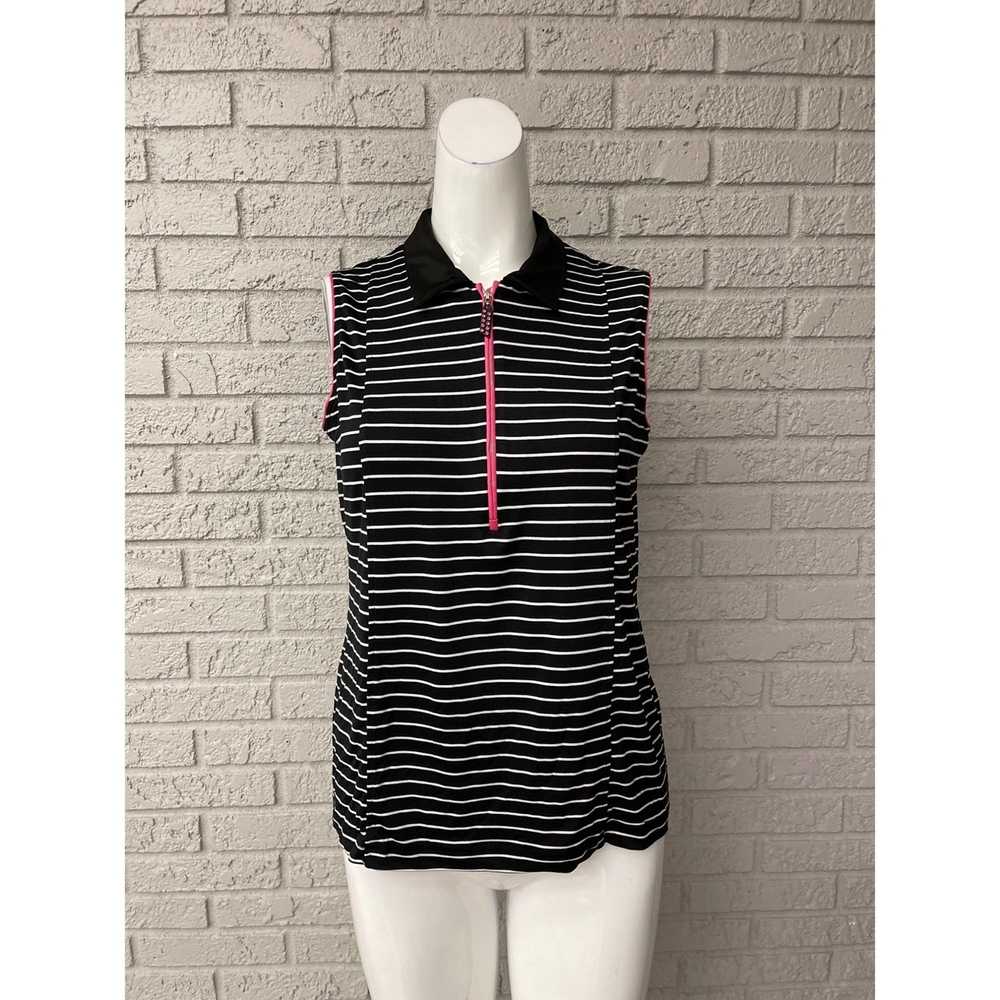 Other Sport Haley Black / White Stripe Sleeveless… - image 1