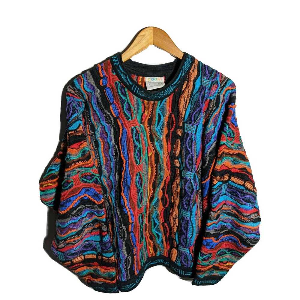 Coogi VTG COOGI Australia Knit Sweater 90s Sz Med… - image 1