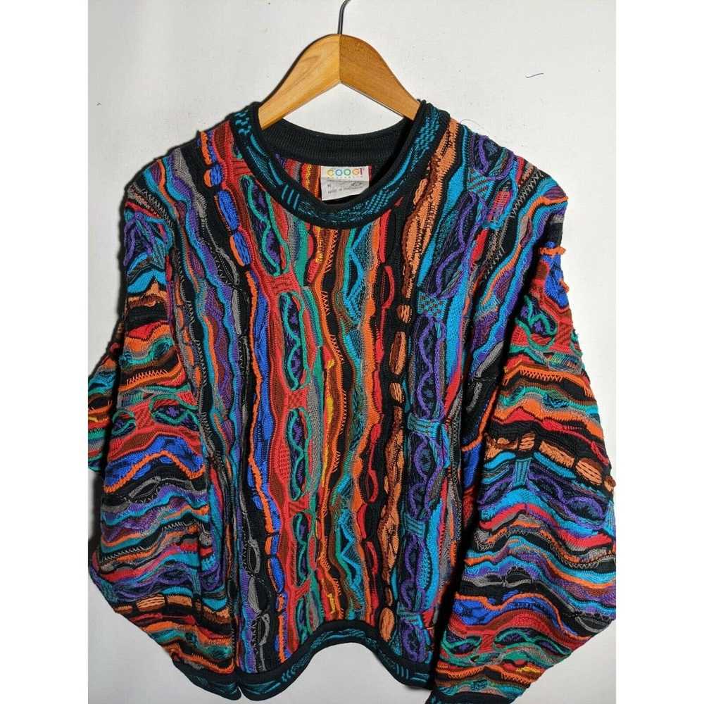 Coogi VTG COOGI Australia Knit Sweater 90s Sz Med… - image 2